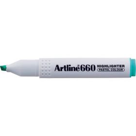 Artline 660 Kesik Uç 1.0-4.0 MM Pastel Yeşil Fosforlu Kalem