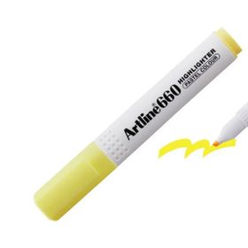 Artline 660 Pastel Sarı Fosforlu Kalem