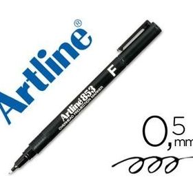 Artline 853 0.5 mm Siyah Tepegöz Markörü