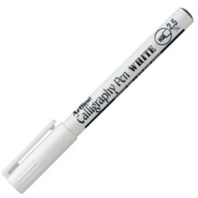 Artline 993XF Uç 2,5 mm Beyaz White Metalik Kaligrafi Markörü
