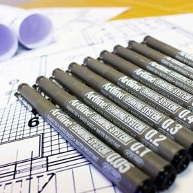 Artline 9'lu Set Siyah Drawıng System Çizim Kalemi