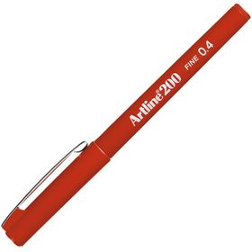 Artline A-EK-200N Fine 200N 0.4 Koyu Kırmızı Fineliner Kalem