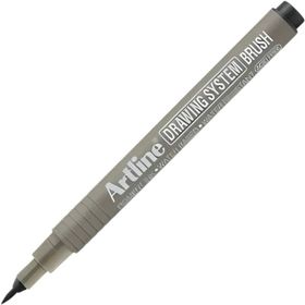 Artline A-EK-23FN Drawing System Black Siyah Fırça Uç Çizim Kalemi