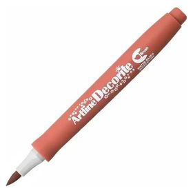 artline Decorite Fırça Uçlu Brown Marker Kalem