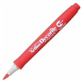Artline Decorite Fırça Uçlu Red Marker Kalem