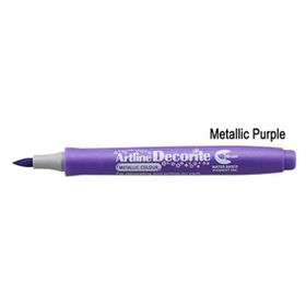 Artline Decorite Metalik Mor Boyama Markörü