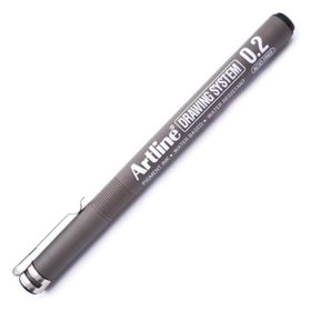 Artline Draving 232 0,2mm 12'li Siyah Teknik Çizim Kalemi