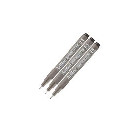 Artline Drawing 0.4-0.5-0.6 mm Siyah 3 Adet Teknik Çizim Kalemi