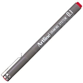 Artline Drawing System 0.1 mm Kırmızı Teknik Çizim Kalemi