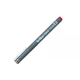 Artline Drawing System 0.3 mm Kırmızı Teknik Çizim Kalemi