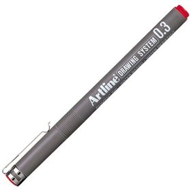 Artline Drawing System 0.3 mm Kırmızı Teknik Çizim Kalemi