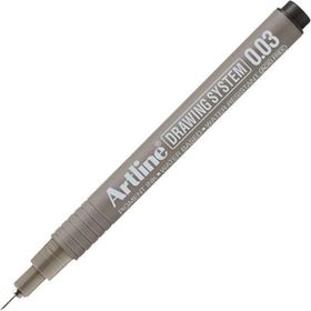 Artline Drawing System 2303 0.03 mm Uçlu Siyah Teknik Çizim Kalemi