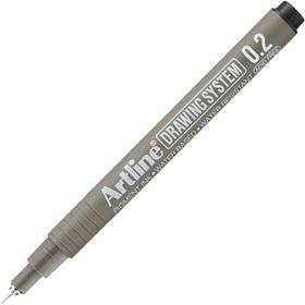 Artline Drawing System 232 0.2 mm Uçlu Siyah Teknik Çizim Kalemi