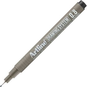Artline Drawing System 238 0.8 mm Uçlu Siyah Teknik Çizim Kalemi