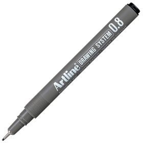Artline Drawing System 238 0.8 mm Uçlu Siyah Teknik Çizim Kalemi