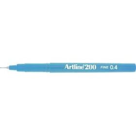 Artline EK-200 Fineliner 0.4 mm Gök Mavisi 12'li İnce Uçlu Keçeli Kalem