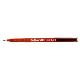 Artline EK-200 Fineliner 0.4 mm Kırmızı 12'li İnce Uçlu Keçeli Kalem