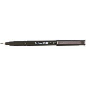Artline EK-200 Fineliner 0.4 mm Koyu Kahverengi 12'li İnce Uçlu Keçeli Kalem