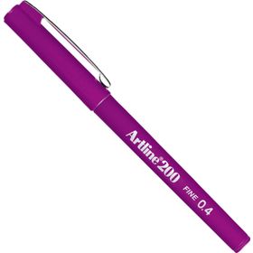 Artline EK-200N 0.4 mm Eflatun 12 Adet Keçe Uçlu Kalem