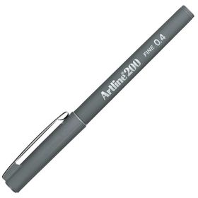 Artline EK-200N Fineliner 0.4 MM Gri Keçe Uçlu Kalem