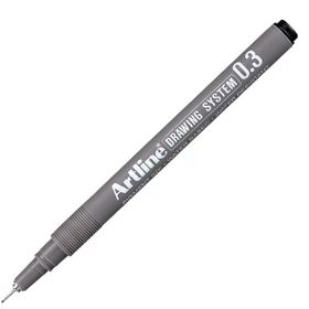 Artline EK-233 Drawing System 0.3 mm Siyah 12'li Çizim Kalemi