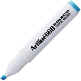 Artline EK-660N Kesik Uç 1.0-4.0 mm Pastel Mavi Fosforlu Kalem