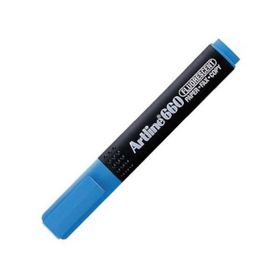 Artline EK-660N Kesik Uç 1.0-4.0 mm Pastel Mavi Fosforlu Kalem