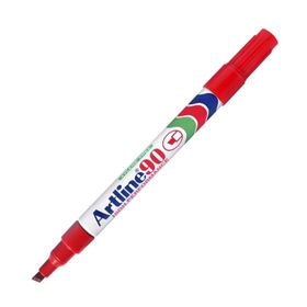 Artline Ek-90 Kesik Uç Kırmızı Permanent Markör Koli Kalemi