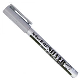 Artline EK-999XF Yaldızlı Yuvarlak Uçlu 0.8 mm Gümüş Markör