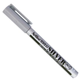Artline EK-999XF Yaldızlı Yuvarlak Uçlu 0.8 mm Gümüş Markör