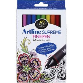 Artline EPFS-200 Supreme Fineliner 0.4 MM 10 Renk Keçe Uçlu Kalem