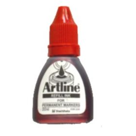 Artline Esk-50 Kırmızı 20 ml Tahta Kalem Mürekkebi