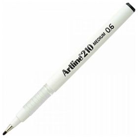Artline Fine Uç 0.6 mm 210N Siyah Keçe Uçlu Yazı Kalemi