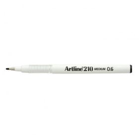 Artline Fine Uç 0.6 mm 210N Siyah Keçe Uçlu Yazı Kalemi