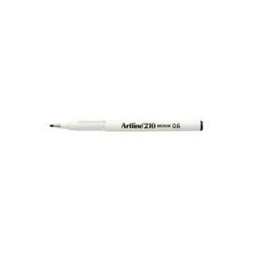 Artline Fine Uç 0.6 mm 210N Siyah Keçe Uçlu Yazı Kalemi