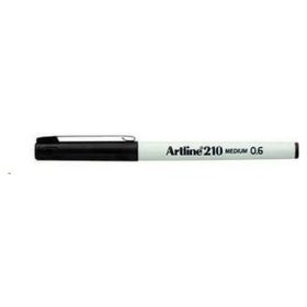 Artline Fine Uç 0.6 mm 210N Siyah Keçe Uçlu Yazı Kalemi