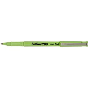 Artline Fineliner 0.4 mm Açık Yeşil İnce Uçlu Keçeli Kalem