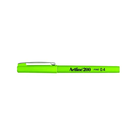 Artline Fineliner 0.4 mm Sarımsı Yeşil İnce Uçlu Keçeli Kalem