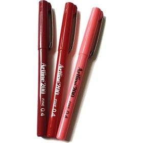 Artline Fineliner 200 0.4 mm Kapalı Kırmızı İnce Uçlu Yazı ve Çizim Kalemi