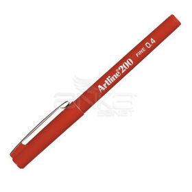 Artline Fineliner 200 0.4 mm Kırmızı İnce Uçlu Yazı ve Çizim Kalemi