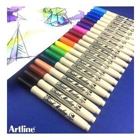 Artline Supreme Brush Açık Mavi Uçlu Kalem