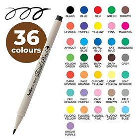 Artline Supreme Brush Black Marker