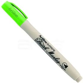 Artline Supreme Brush Marker Yellow Green Fırça Uçlu Kalem