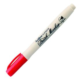 Artline Supreme Brush Markör Kırmızı Fırça Uçlu Kalem