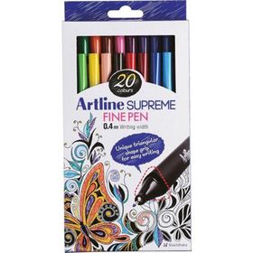 Artline Supreme Fine Pen Assorted Box 20 Renk Keçeli Kalem