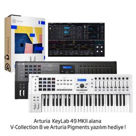 Arturia Keylab 49 MK II | 49 Beyaz Tuşlu Midi Keyboard