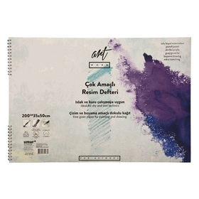 Artwork ART-R-3550 35x50 cm 15 Yaprak Clara Renkli Resim Defteri