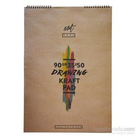 Artwork Kraft 35x50 cm 15 Yaprak 90 gr Eskiz Çizim Defteri
