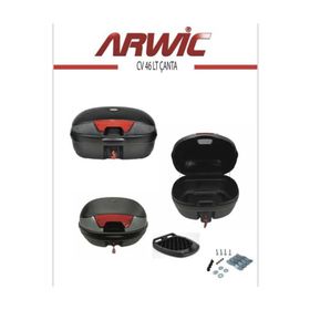 Arwic CV-46 Siyah Motorsiklet Çantası