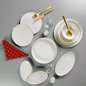Aryıldız 2540884373 Lima Gold 60 Parça Yemek Takımı